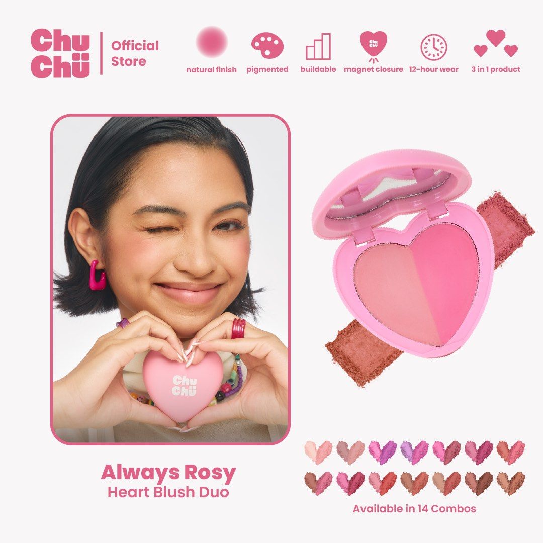 Chu Chu Beauty (Category: Makeup) located in Manila. Submitted by rgnvrdm (Listing ID 1464891818, Image 3). Description: Available Shades: Love Candy Always Rosy Just Juliette Darling Baby 239.