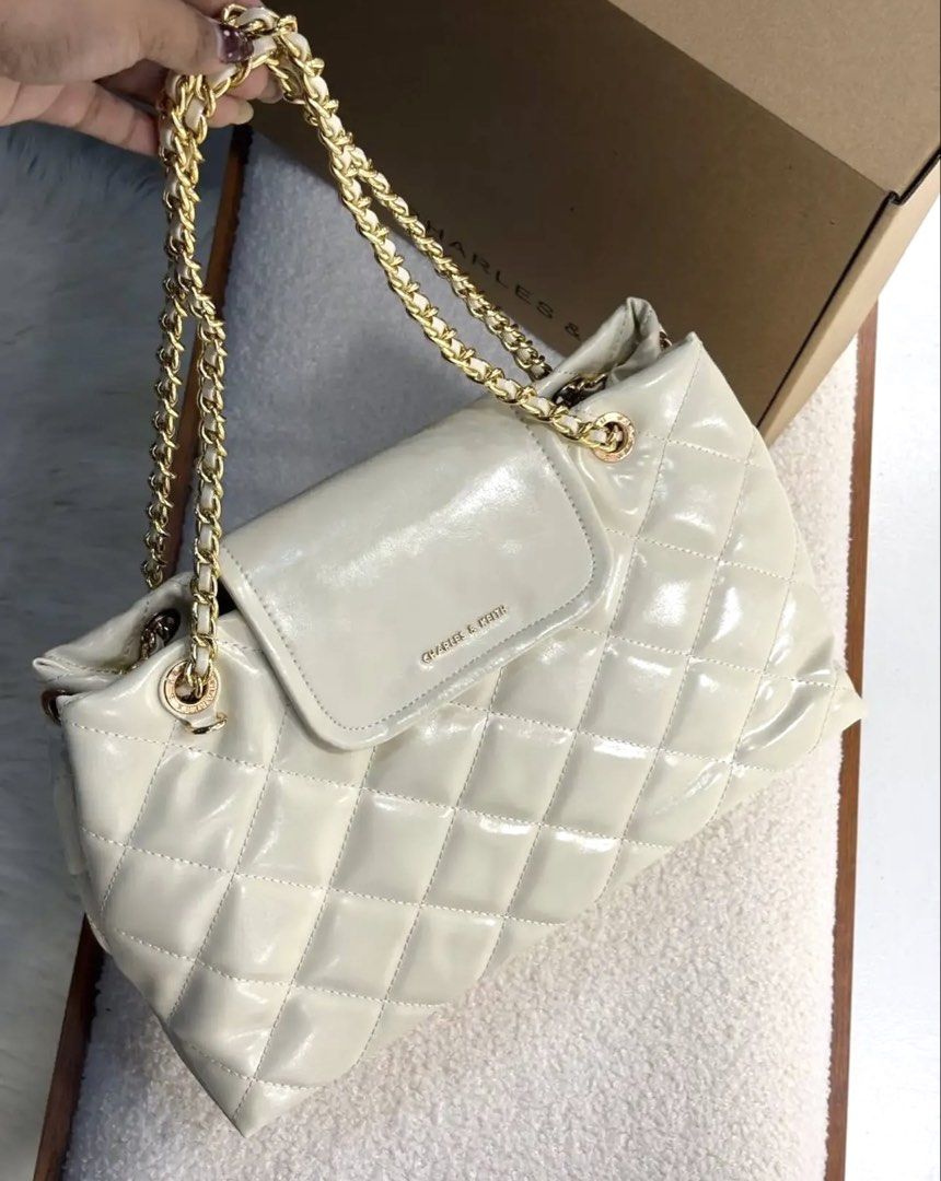 C&K Large Apfra Quilted Shoulder Bag (Category: Cross-body Bags) located in Bulacan. Submitted by mykakarizza (Listing ID 1464965542, Image 3). Description: NEW✨✨ ₱950 onlyy C&K Large Apfra Quilted Shoulder Bag Width 32 cm Depth 13.5 cm Height 20 cm Add 100 for paperbag ─── ✦ ─── ✦ ─── ✦ ─── ✦ ─── 🛍️ LOOKING FOR MORE RESELLERS 🛍️ ✨ Buy 3 pcs of ANY items — FREE SHIPPING NA!🚚 ✨ Buy 10 items → FREE SF + ₱50 OFF EACH! 💖 PM us for 30 pcs & up WS 