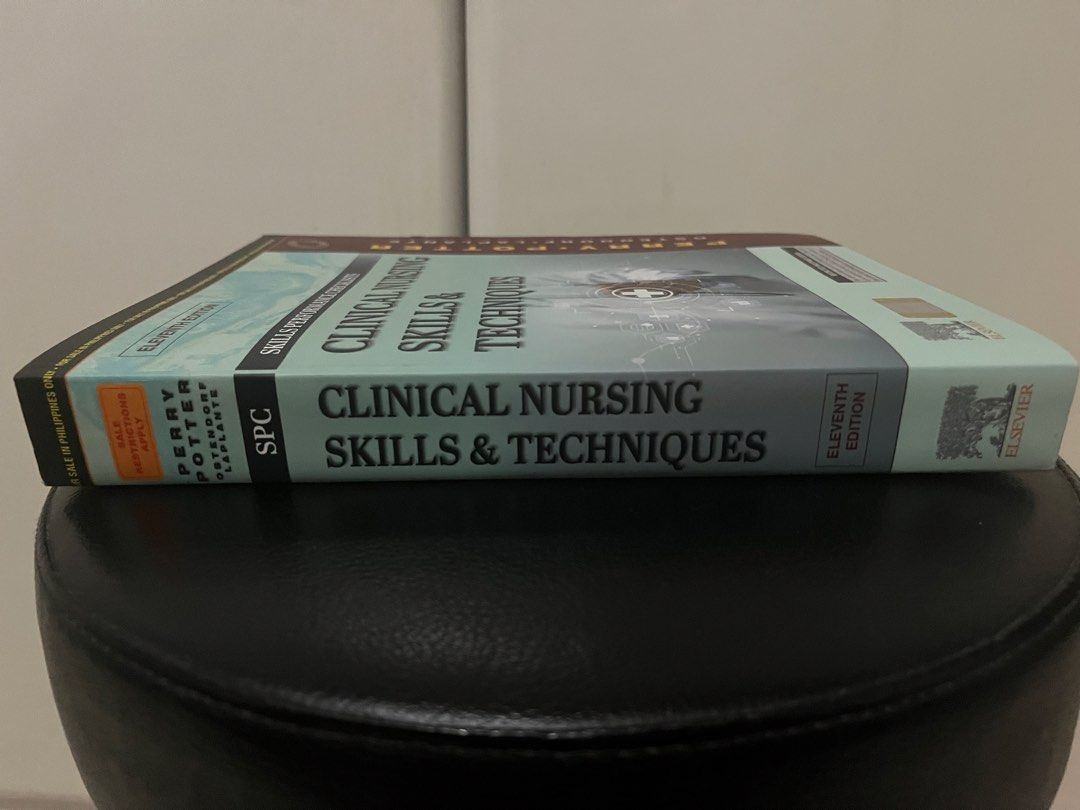 Clinical Nursing Skills & Techniques Eleventh Edition Perry Potter (Category: Textbooks) located in San Fernando. Submitted by vielviste (Listing ID 1464862600, Image 2). Description: - Title: Nursing Textbook (11th Edition) by Perry, Potter, Ostendorf, and Laplante - Publisher: Elsevier (Restricted Philippines Edition) - Condition: Excellent, clean cover, crisp spine, and sharp corners - Features: Loaded with skills checklists and step-by-step t