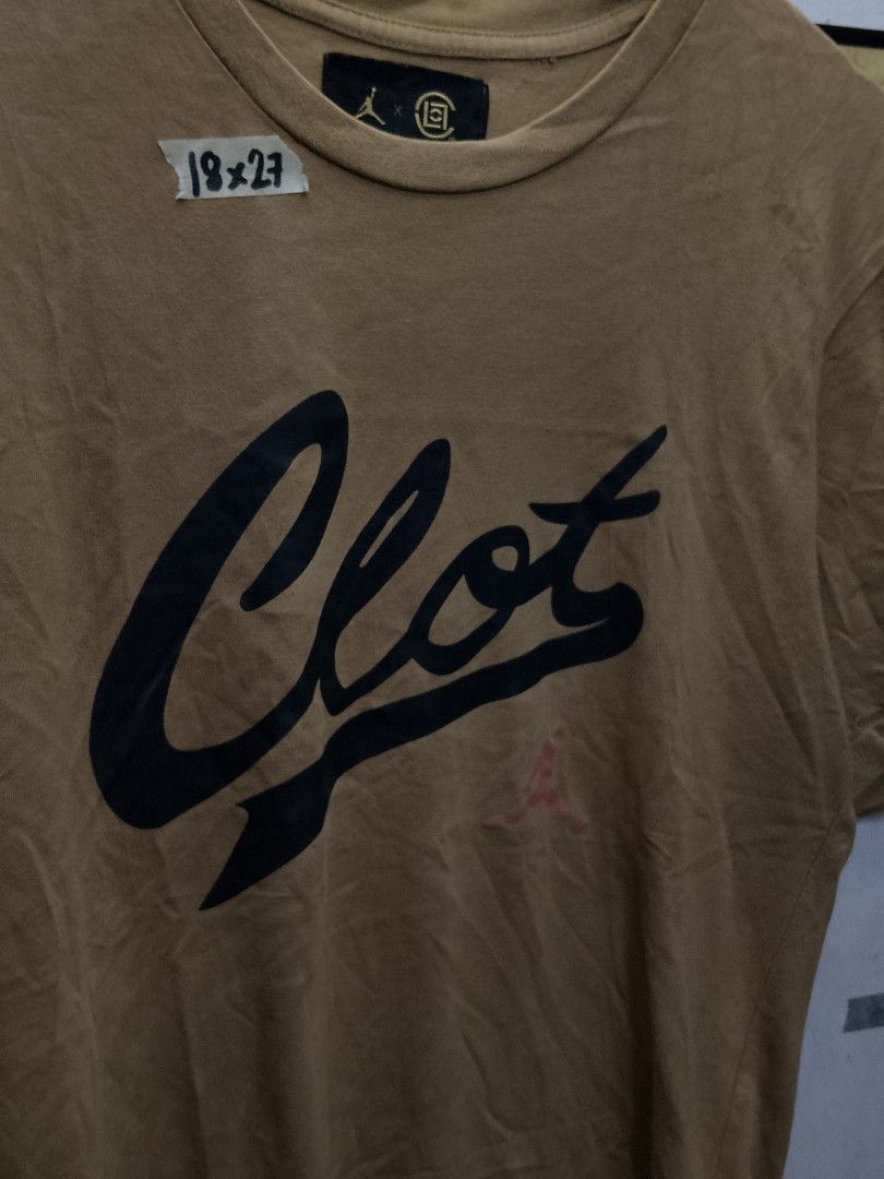 clot X jordan tee (Category: Tshirts & Polo Shirts ) located in Valenzuela. Submitted by joshwrldselection (Listing ID 1464898466, Image 2). Description: small - medium excellent condition need wash only thrift..