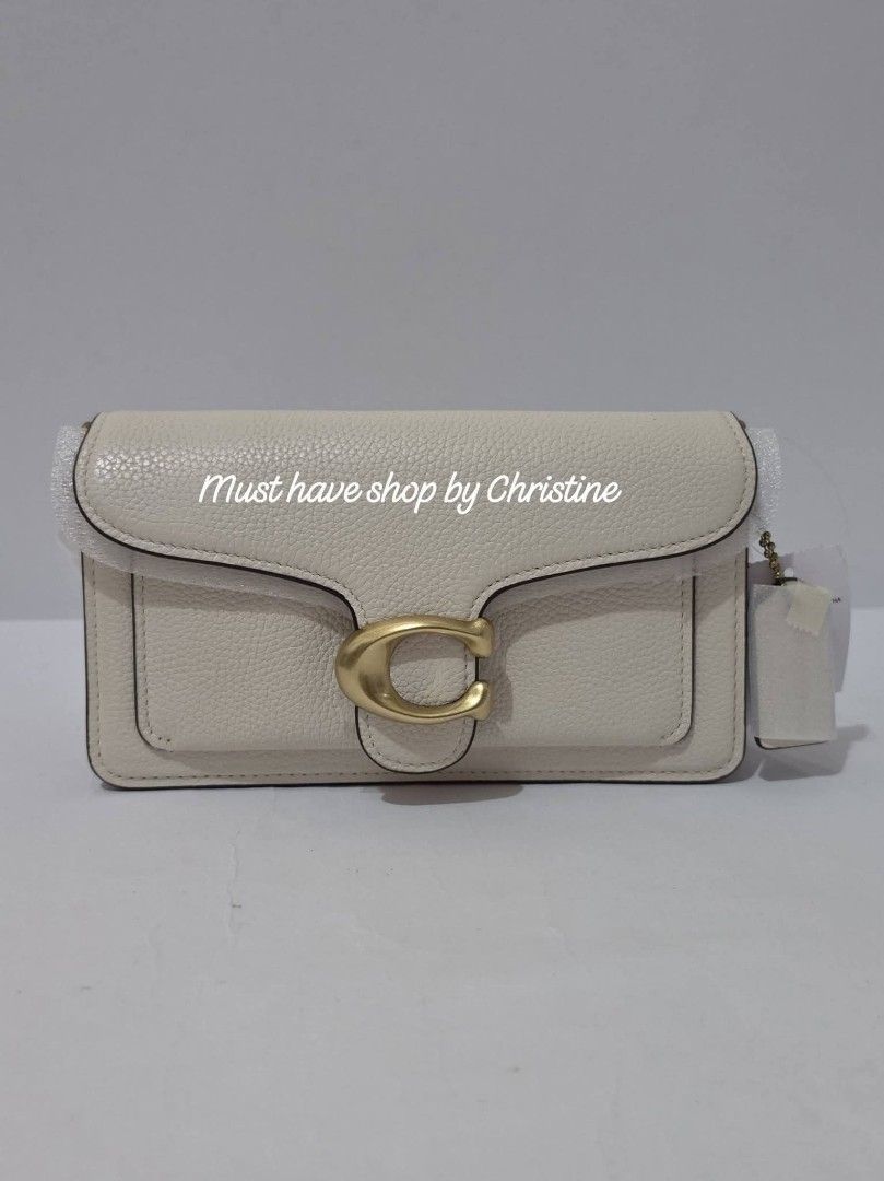 Coach Tabby 19 in pebbled chalk (Category: Shoulder Bags) located in Bauang. Submitted by chictine (Listing ID 1464929544, Image 1). Description: Coach Tabby 19 in pebbled chalk brandnew and sealed guaranteed original or moneyback source from US ✅Open for lay-away ✅Cop/Cod accepted with minimal dp courier: jnt/lbc location: La Union.
