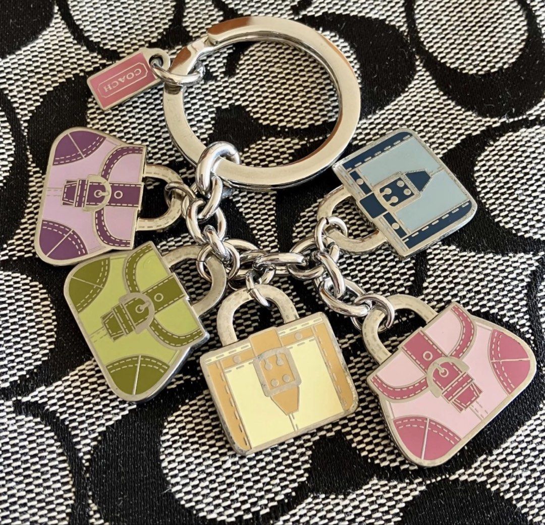 Coach Vintage Multi Bag Purse Charm Keychain, Luxury, Accessories