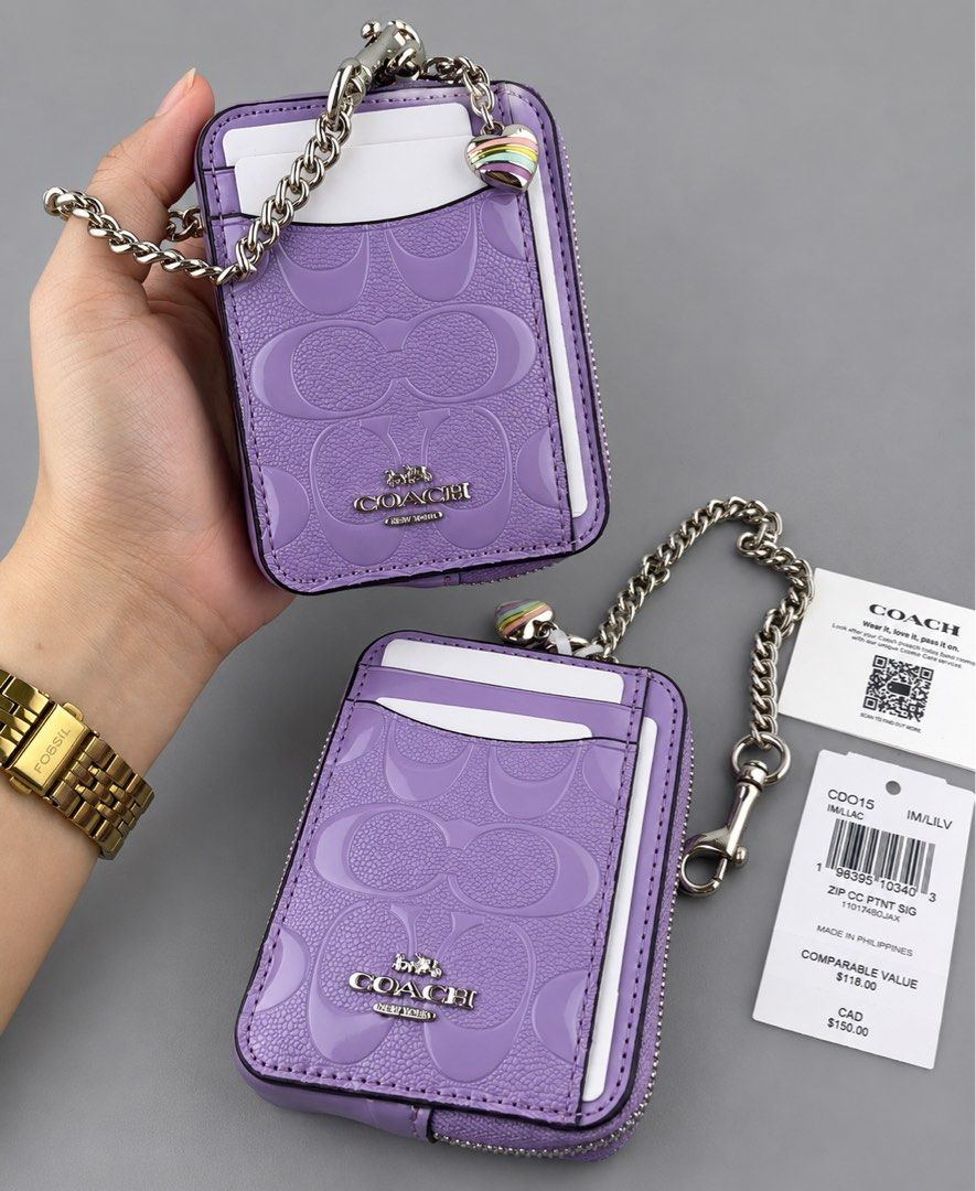 Coach Zip Card Case Wallet (Category: Wallets & Card holders) located in Binan City. Submitted by pinkykeenshop (Listing ID 1464899593, Image 1). Description: .
