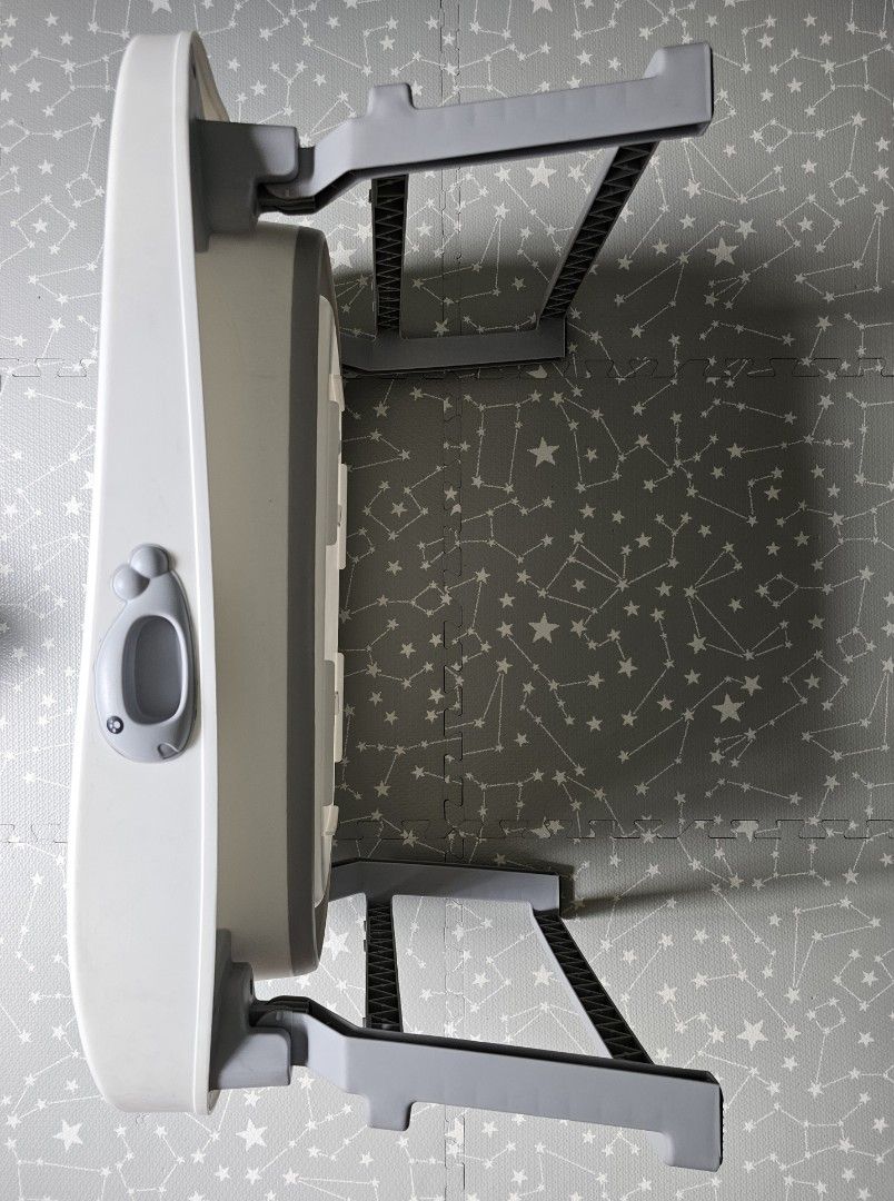 Coco Lala Foldable Baby Bathtub (Category: Bathtub & Bath Accessories) located in Makati City. Submitted by camillamanila (Listing ID 1464810080, Image 2). Description: . assembled once but not used (RFS: too big for our shower area) . tub size: 85.3 x 55.5 x 43.7cm . color: white/gray . with anti-slip bath stool . with thermo-sensitive silicone drain plug https://cocolala.com.ph/products/baby-foldable-tub-gray.