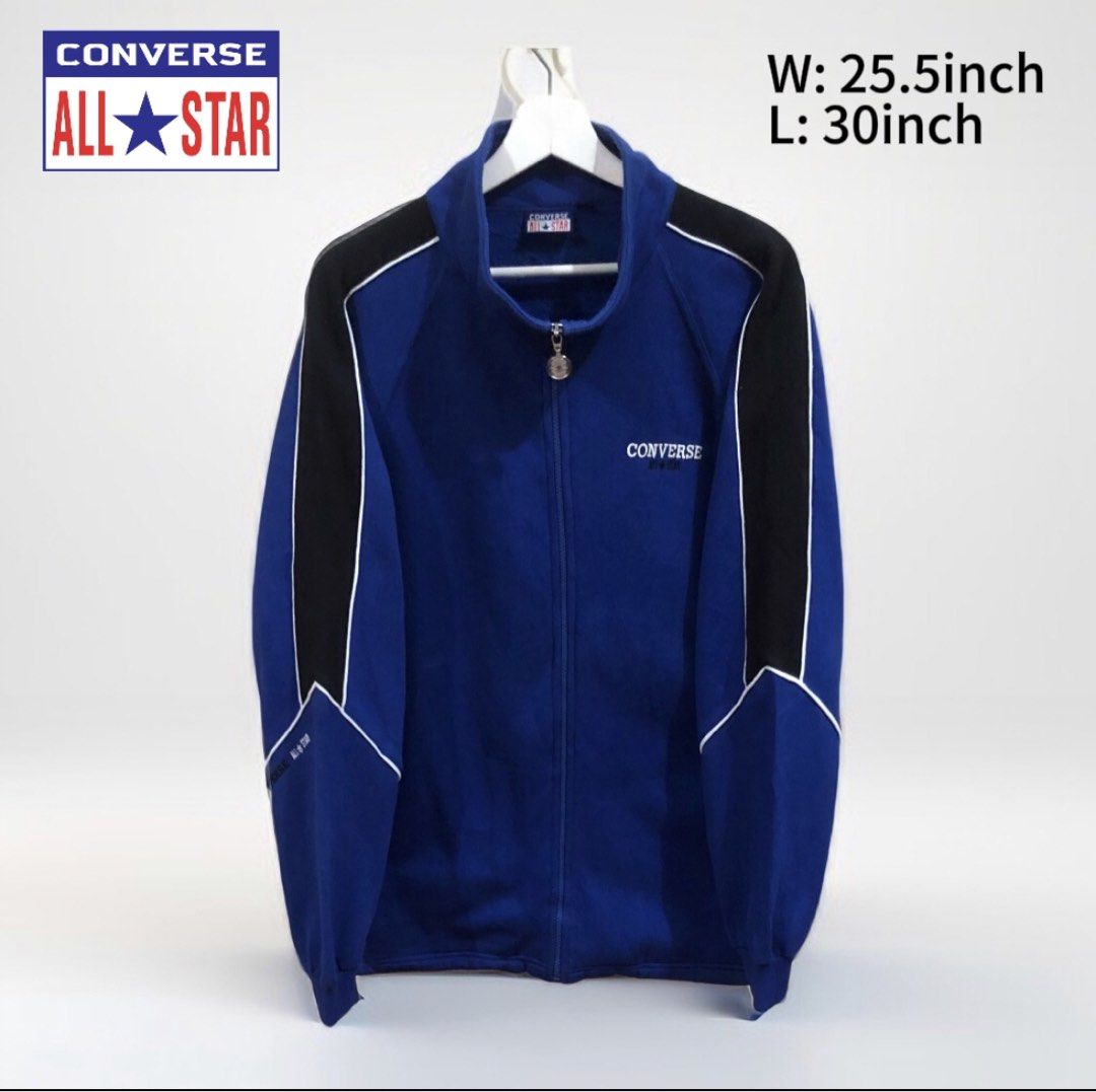 Converse All Star Blue Jacket (Category: Coats, Jackets and Outerwear) located in Oas. Submitted by alithrifthunter (Listing ID 1464898741, Image 1). Description: .