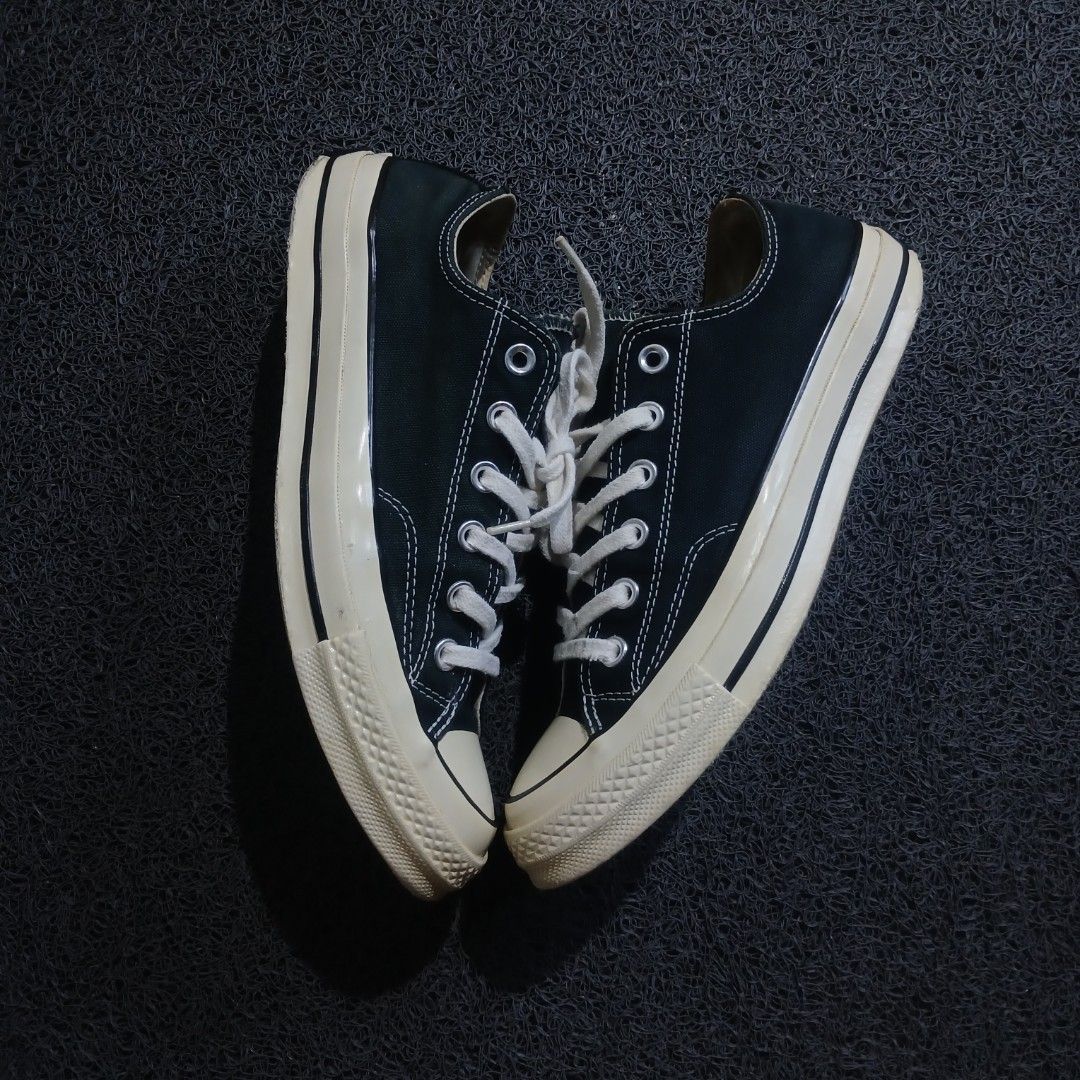 Converse Chuck 70 Low Black (Category: Sneakers) located in Cagayan de Oro. Submitted by sapatos_series (Listing ID 1464930282, Image 3). Description: C0NVĒRSĒ CHŪCK T4YLØR 🔥 good condition us7.5 eur41 26cm 1299 +sf.