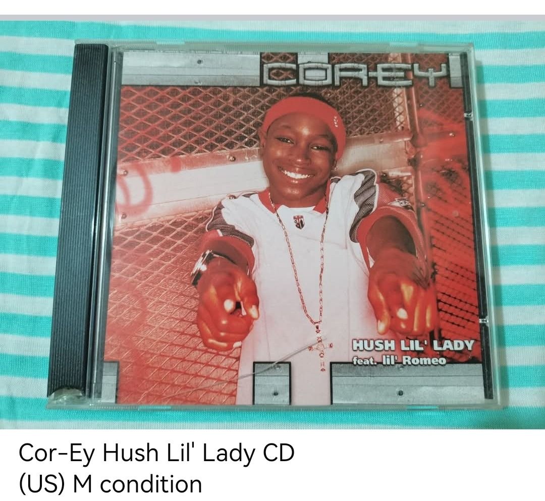 Cor-Ey Hush Lil' Lady CD (unsealed) (Category: CDs & DVDs) located in Dangcagan. Submitted by cd_haven5 (Listing ID 1464793714, Image 1). Description: #FORSALE #FORSALE #FORSALE #Authentic #Legit #Original We only sell original items. All items posted are on hand. Please message me for availability of the item/s because the items are also posted on my other online stores. All items are imported unless stated PH. We also accept Pre-orders. Payment