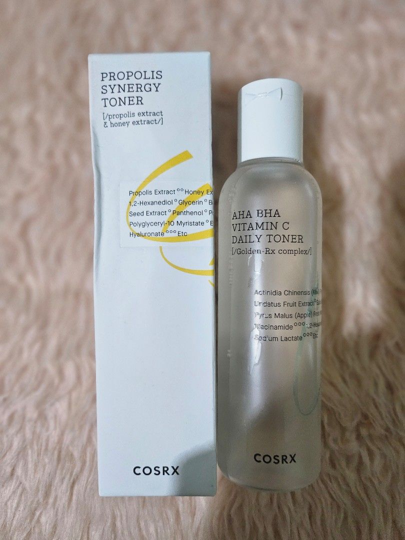 Cosrx Toner Bundle (Category: Face Care) located in Bulacan. Submitted by swiftstar_0e3547 (Listing ID 1464942037, Image 1). Description: Propolis Toner - brandnew ABC Toner - 90% full.
