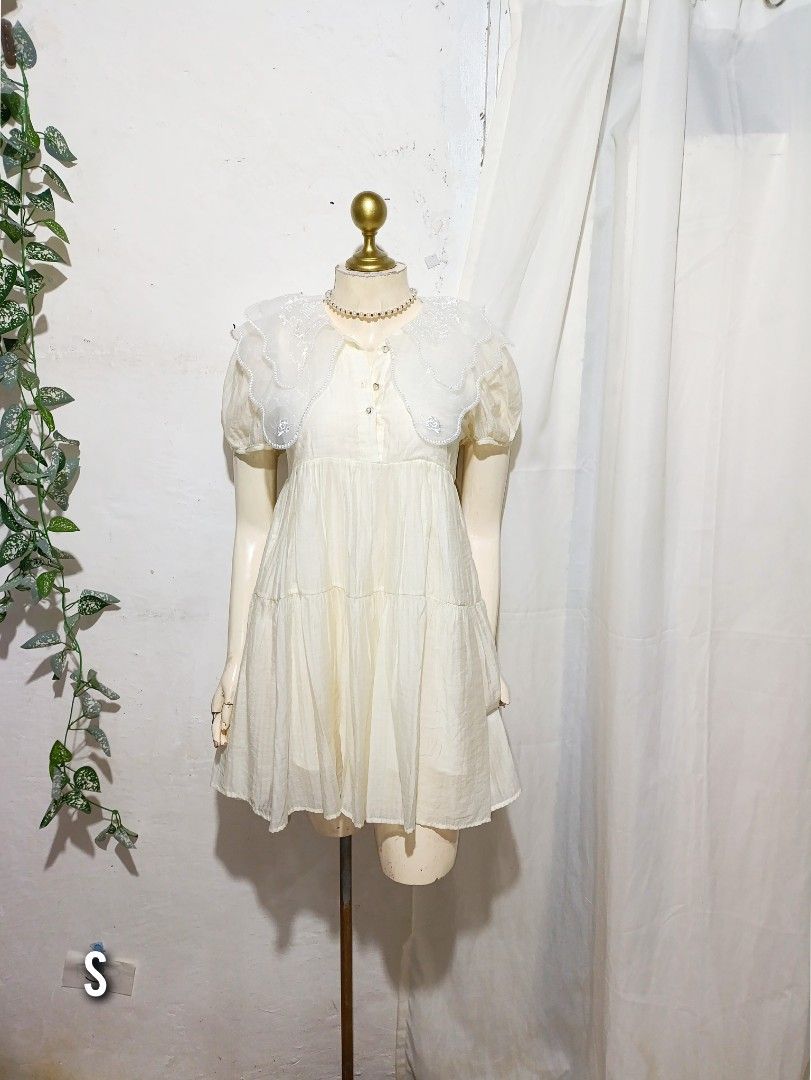 Cream lace doll dress (Category: Dresses) located in Pateros City. Submitted by amj_amj (Listing ID 1464877245, Image 1). Description: .