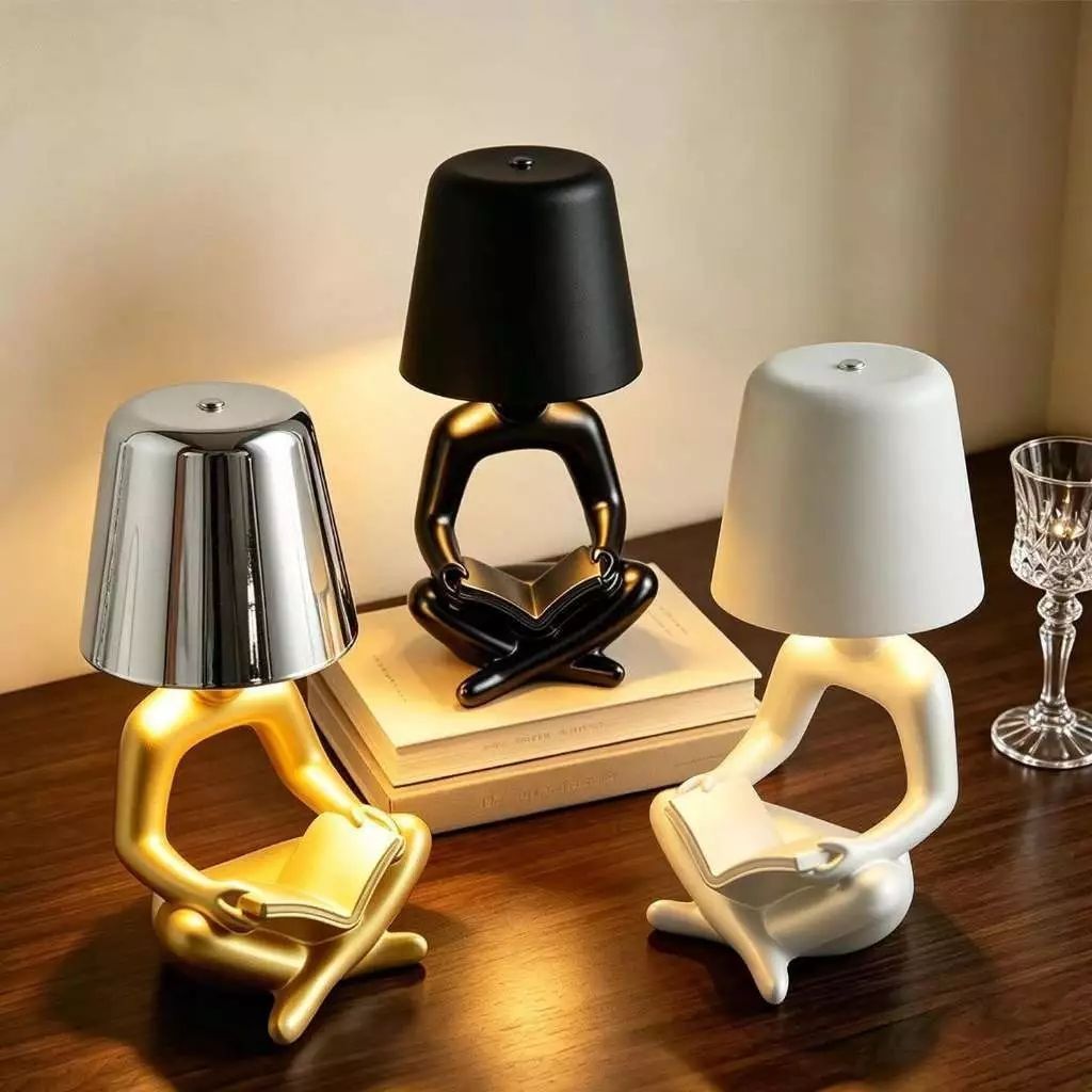 CREATIVE LEOPARD BEDSIDE LAMP (Category: Other Home Decor) located in Manila. Submitted by cristytah (Listing ID 1464866372, Image 2). Description: ✨ CREATIVE LEOPARD BEDSIDE LAMP ✨ 🪔 Reading Human Figurine Night Light 💰 PRICE: ₱1,580 / PIECE Add a playful yet stylish touch to your space with this charming leopard figurine lamp. 🐆✨ Perfect for your bedside table, desk, living room, or as a unique gift! ✨ ON HAND ✨ Available in 2 designs ✨ Sold