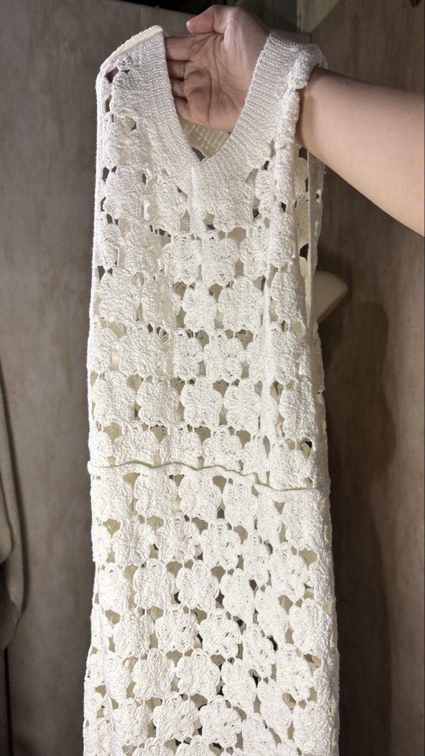 Crochet beach dress (Category: Dresses) located in Dasmarinas. Submitted by lovemerit (Listing ID 1464876855, Image 3). Description: Can fit small to med No flaw! .
