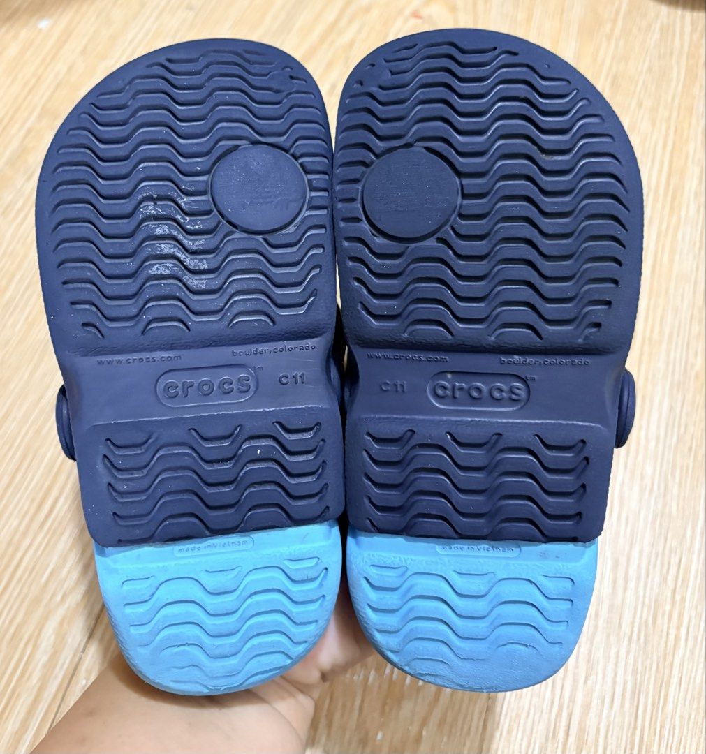 Crocs c11 (Category: Babies & Kids Fashion) located in Koronadal. Submitted by bulilitfam (Listing ID 1464794058, Image 2). Description: Ukaysource Excellnt cond bago p Minimal sign of usage Insole 18cm Est 5y.o.