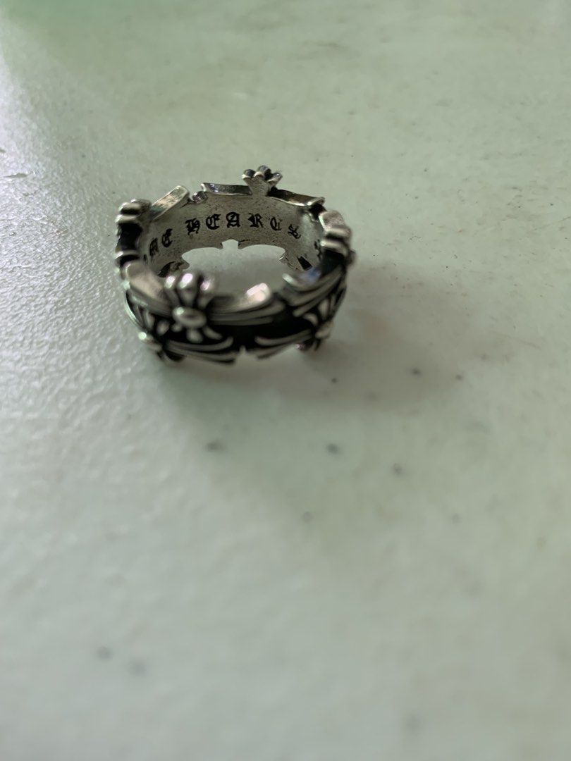 Cross Chrome hearts ring silver (Category: Rings) located in Manila. Submitted by vintaurafindsco. (Listing ID 1464789419, Image 2). Description: .