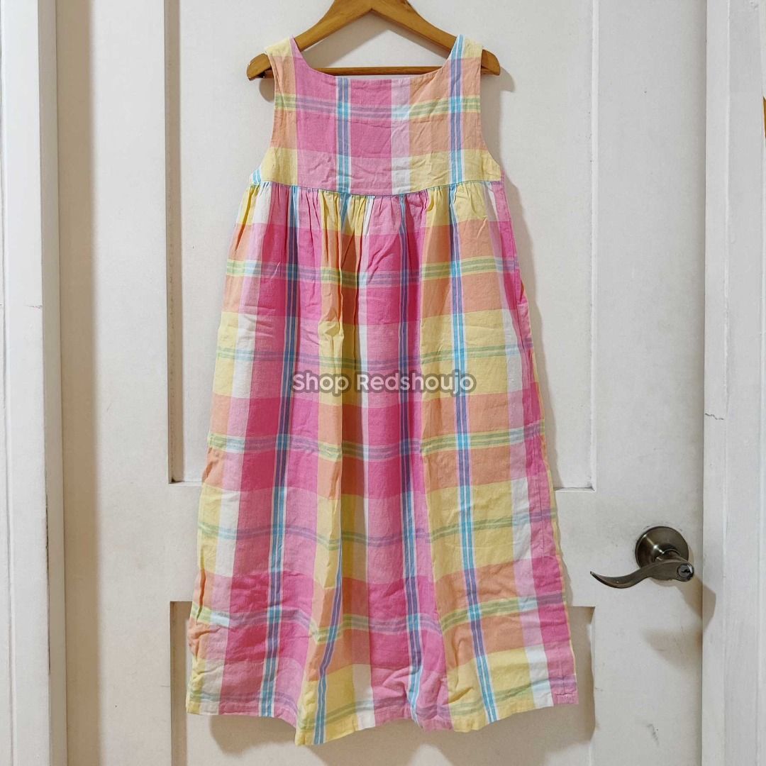 Custom Made Pink Plaid Dress (Category: Babies & Kids Fashion) located in Mandaluyong City. Submitted by itsmeredshoujo (Listing ID 1464947561, Image 2). Description: Custom Made Pink Plaid Dress Still in good Condition (VGUC) Fits 7-9 Yrs old (Slim) - We only Have 1 Stock Per Item - This Is Prelove Clothes So Please Manage Your Expectations - All Items Are In Good Condition Unless Stated - Other Details Are Indicated On Photos - MOP - Gcash/Maya