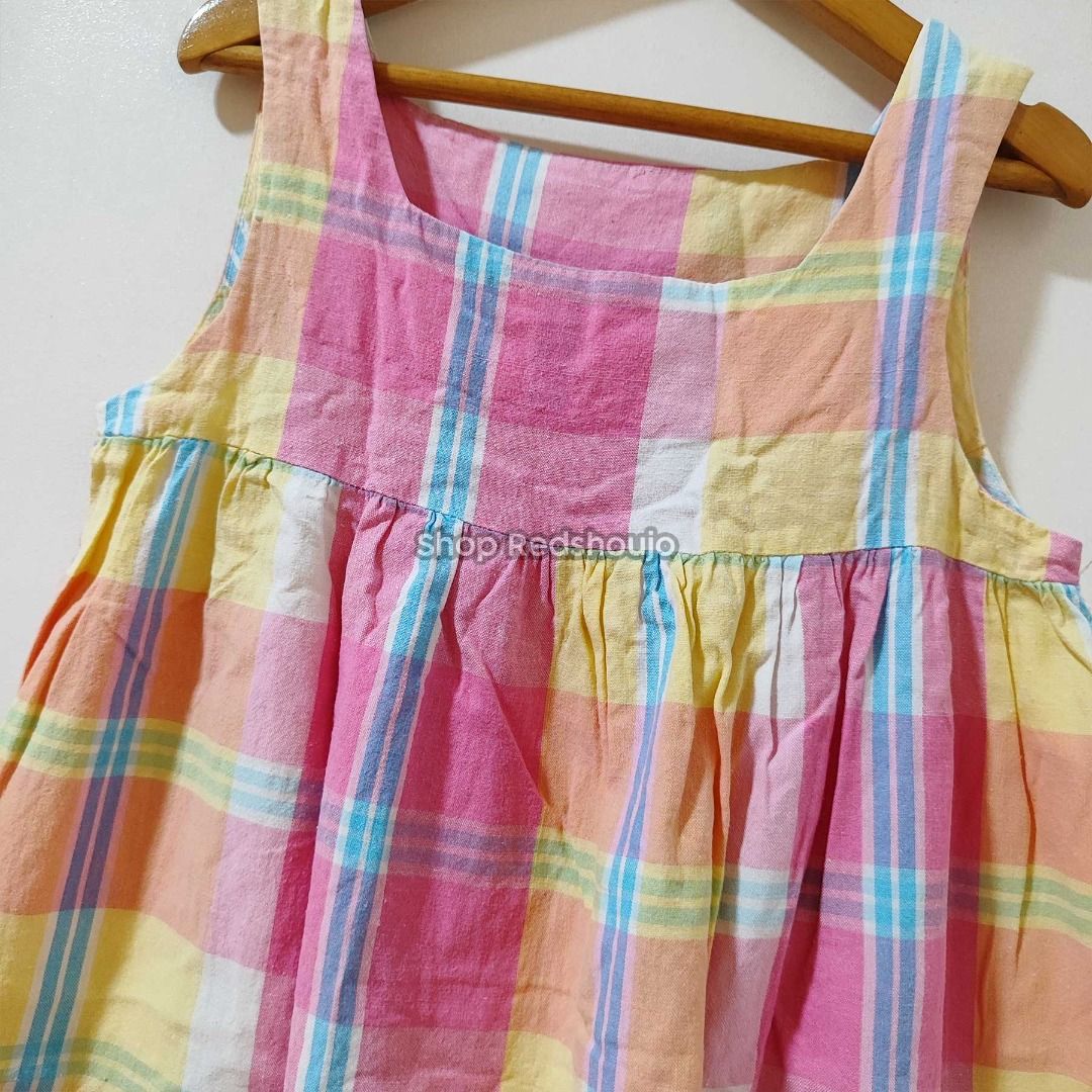 Custom Made Pink Plaid Dress (Category: Babies & Kids Fashion) located in Mandaluyong City. Submitted by itsmeredshoujo (Listing ID 1464947561, Image 3). Description: Custom Made Pink Plaid Dress Still in good Condition (VGUC) Fits 7-9 Yrs old (Slim) - We only Have 1 Stock Per Item - This Is Prelove Clothes So Please Manage Your Expectations - All Items Are In Good Condition Unless Stated - Other Details Are Indicated On Photos - MOP - Gcash/Maya