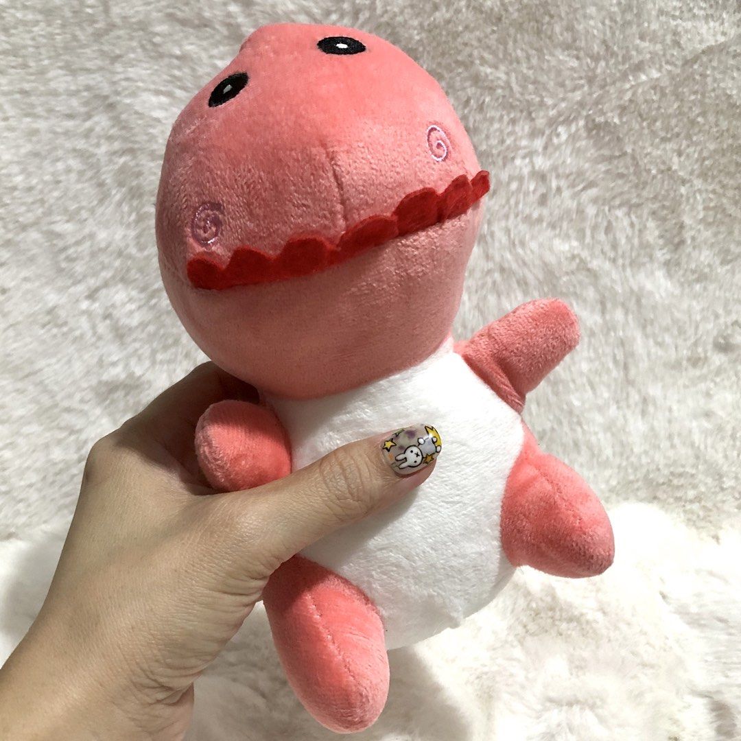 Cute Dino Plush (Category: Everything Else Others) located in Quezon City. Submitted by kitsune.treasures (Listing ID 1464926596, Image 1). Description: *First to pay policy! *1 day reservation only. Failure to pay on time, auto cancel. 📍Quezon City * MOD: J&T | Lalamove * MOP: GCASH | BPI 📦ON HAND AND READY TO SHIP! CONDITION: WHAT YOU SEE IS WHAT YOU GET. Dimensions: Kindly check the photos for the actual measurements. Please check all the ph
