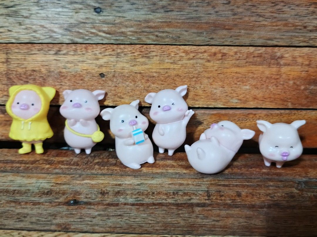 Cute Piggies set (Category: Designer & Blind Box Toys) located in San Jose del Monte. Submitted by toys.merch.electronic (Listing ID 1464807553, Image 1). Description: no visible markings for set only mop gcash mod flash/jnt loc sjdm bulacan.