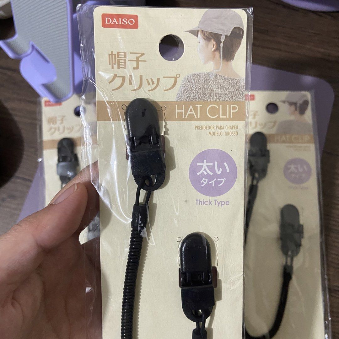 Daiso Hat Clip Thick Type Black (Category: Caps & Hats) located in Marikina City. Submitted by jeliie (Listing ID 1464891423, Image 2). Description: No issue 50 each.