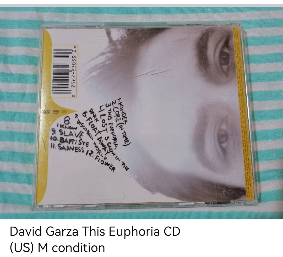 David Garza This Euphoria CD (unsealed) (Category: CDs & DVDs) located in Dangcagan. Submitted by cd_haven5 (Listing ID 1464809621, Image 2). Description: #FORSALE #FORSALE #FORSALE #Authentic #Legit #Original We only sell original items. All items posted are on hand. Please message me for availability of the item/s because the items are also posted on my other online stores. All items are imported unless stated PH. We also accept Pre-orders. Pay