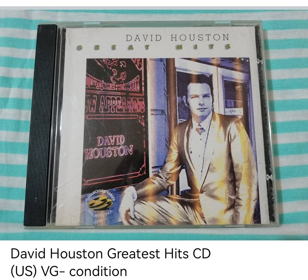 David Houston Greatest Hits CD (unsealed) (Category: CDs & DVDs) located in Dangcagan. Submitted by cd_haven5 (Listing ID 1464812620, Image 1). Description: #FORSALE #FORSALE #FORSALE #Authentic #Legit #Original We only sell original items. All items posted are on hand. Please message me for availability of the item/s because the items are also posted on my other online stores. All items are imported unless stated PH. We also accept Pre-orders. P