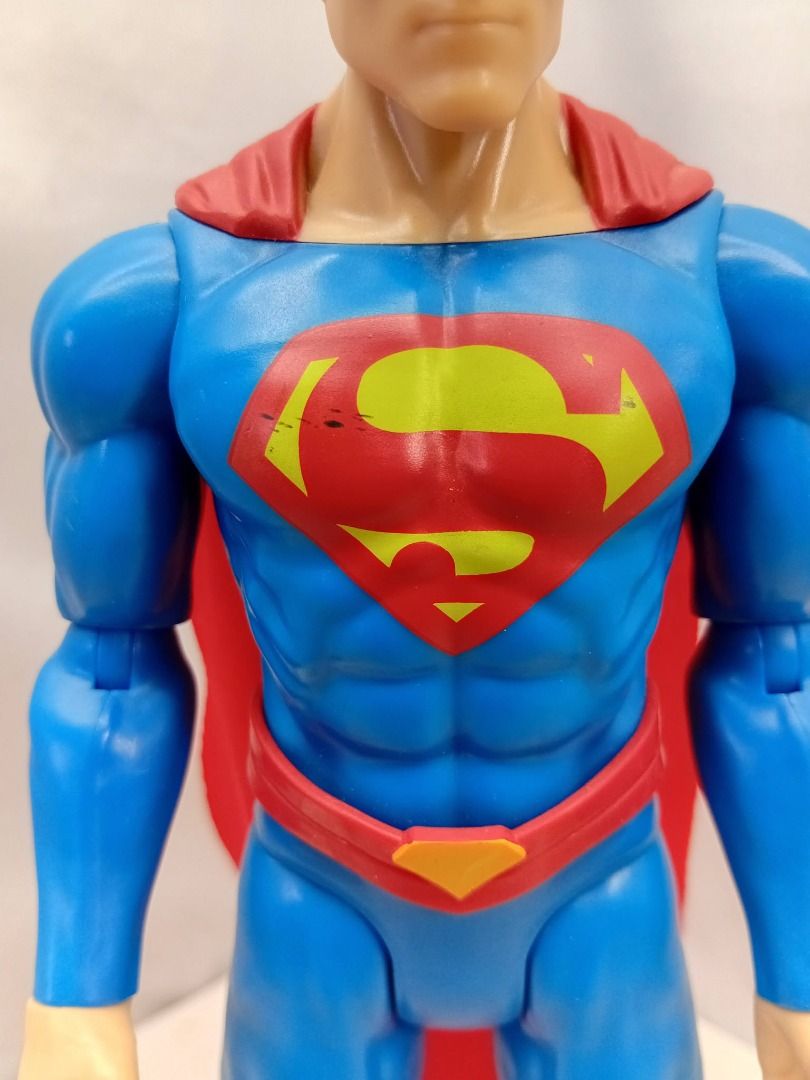 DC 12" Superman Mattel Action Figure (Category: Action & Battle Toys) located in Quezon City. Submitted by ToyzzKoleksyon (Listing ID 1464854684, Image 2). Description: Authentic/Branded. -Price: 500 -Condition: AS IS. Good. OLD STOCK. -Issue: PAINT SCRATCH -What you see is what you get. -Please check photos for issues. -Location: Quezon City b148ah.