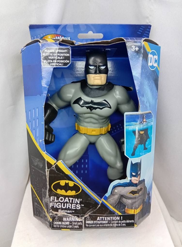 DC Batman Floatin Figures Swimways Action Figure (Category: Action & Battle Toys) located in Quezon City. Submitted by ToyzzKoleksyon (Listing ID 1464851356, Image 1). Description: Authentic/Branded. -Price: 500 -Condition: AS IS. Unopened Box. OLD STOCK. -Issue: DAMAGE BOX -What you see is what you get. -Please check photos for issues. -Location: Quezon City b#77.