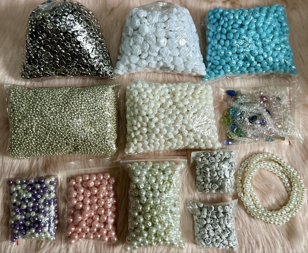 Decluttering, Take All Beads! (Category: Craft Supplies & Tools) located in Mandaluyong City. Submitted by charmcgl (Listing ID 1464860372, Image 3). Description: FS: take all sale @ Php 2999 (from Php 3200) rfs: Decluttering mop: BPI, GCash shipping: Grab, Lalamove pick-up: Mandaluyong City more or less, Php 5500-6000 worth 40 pcs pvc pouch 200+ pcs organza pouches 30+ acrylic cases 3 packs 1.5mm satin cord 8 packs wax cord 3 mini rolls wax thre