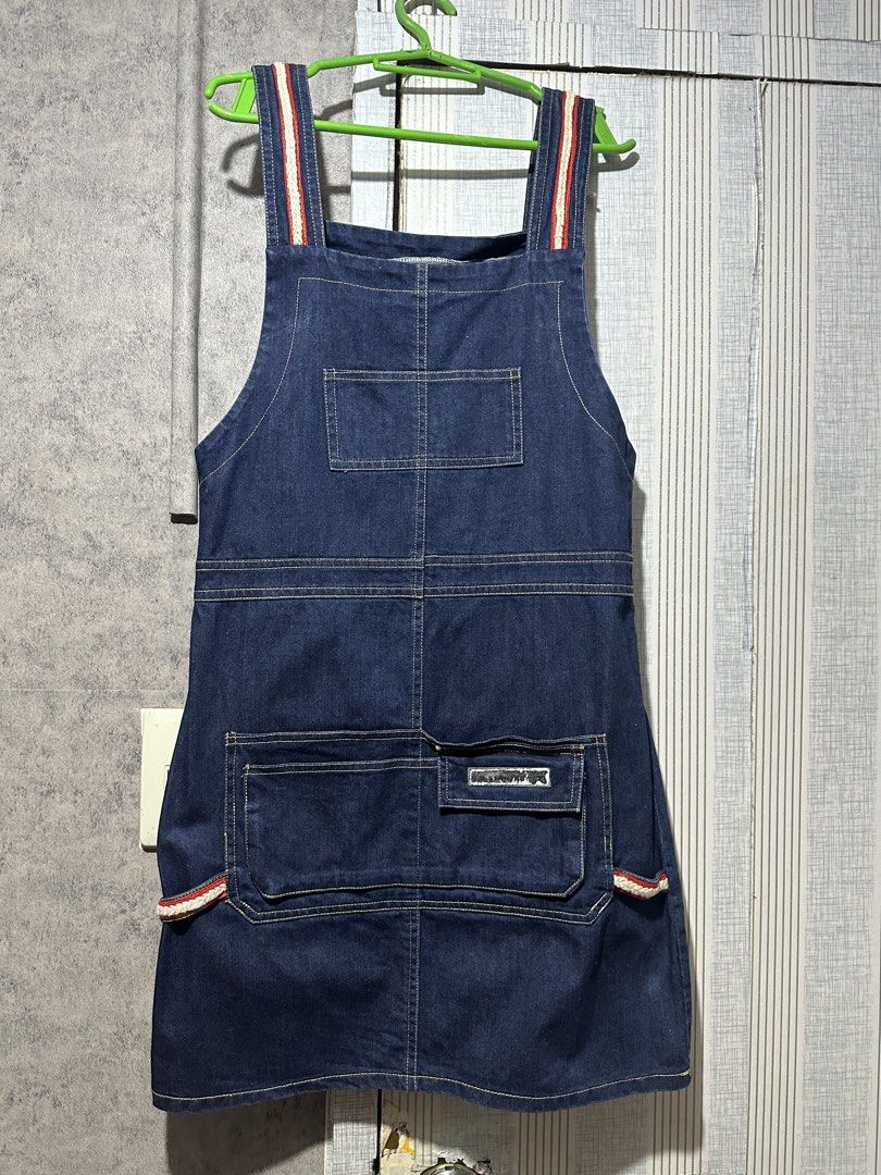 Denim Romper (Category: Rompers) located in Paranaque City. Submitted by byclaires.co (Listing ID 1464826086, Image 2). Description: — Used once .