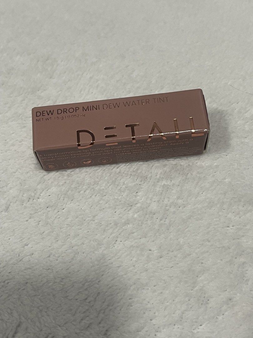 Detail Dew Drop Mini Dark Cherry unopened (Category: Makeup) located in Manila. Submitted by andee.decluttering (Listing ID 1464911579, Image 1). Description: Shade: Dark Cherry sealed rfs: got it as a freebie but i already have one in the same shade.