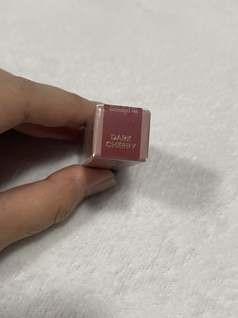 Detail Dew Drop Mini Dark Cherry unopened (Category: Makeup) located in Manila. Submitted by andee.decluttering (Listing ID 1464911579, Image 2). Description: Shade: Dark Cherry sealed rfs: got it as a freebie but i already have one in the same shade.