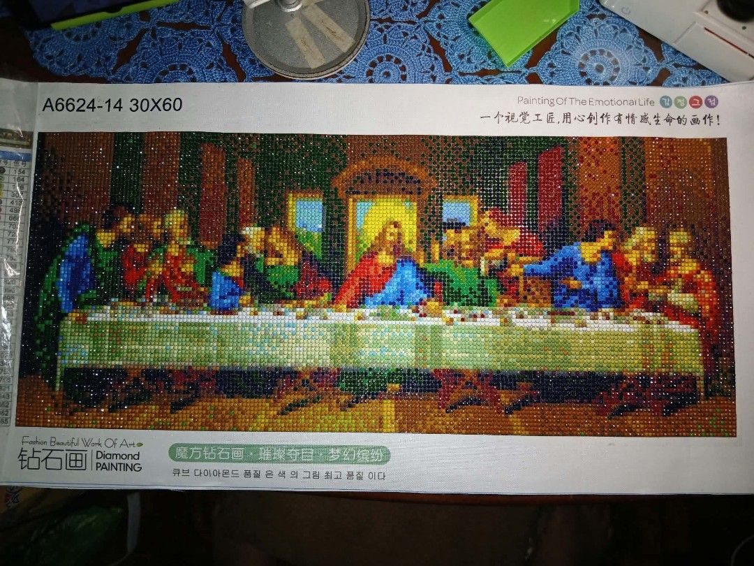 Diamond painting (Category: Other Home Furniture) located in Manila. Submitted by tererayyybay (Listing ID 1464937795, Image 1). Description: pre-order ikaw nlang ang maglalagay ng frame.