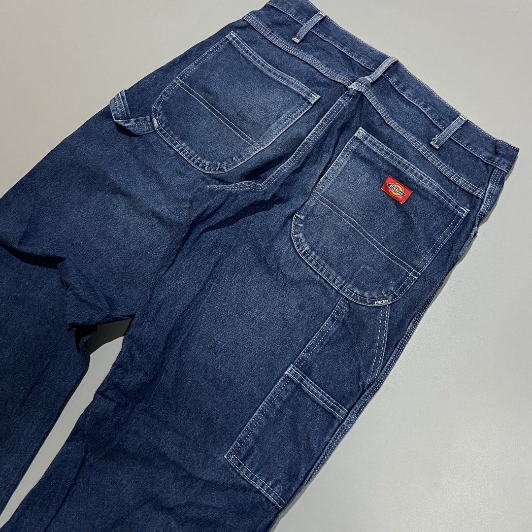 Dickies Denim Carpenter Pants (Category: Jeans) located in Cebu City. Submitted by johngregmoldez03 (Listing ID 1464774540, Image 3). Description: Dickies Denim Carpenter Pants Size: 32x32 on tag Dimension: 34 Waist / 13 Thigh / 42.5 Length / 9 Leg Open Color Rate: 9.5/10 Excellent Condition - Need Wash Pm📩.