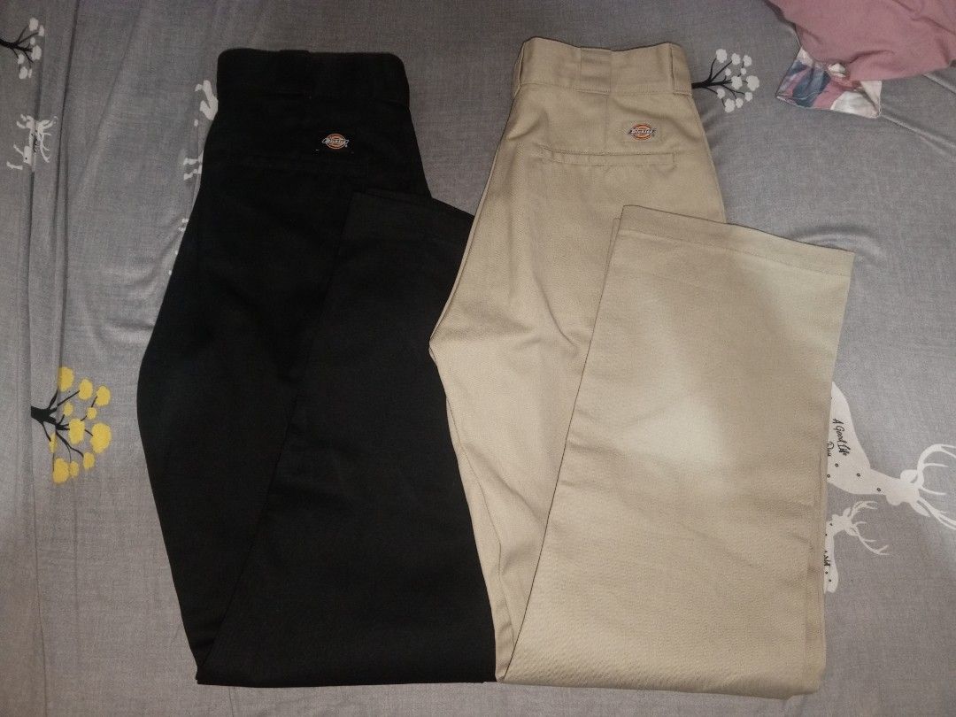 Dickies Work Pants Black and Khaki Set (Category: Trousers) located in Manila. Submitted by randysamon74165 (Listing ID 1464778144, Image 1). Description: ASPACK ASPACK ASPACK Dickies 874 BLACK 32X41.5 KHAKI 30X41.5 NO ISSUES EXCELLENT COLOR RATE 10/10 LOCATION MINDANAO BUTUAN CITY .