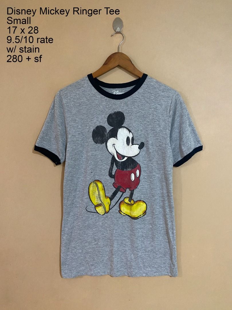 Disney Mickey Mouse Ringer Shirt (Category: Tshirts & Polo Shirts ) located in Cadiz. Submitted by thespotcdz (Listing ID 1464783664, Image 1). Description: Small 17 x 28 9.5/10 rate w/ small stains.