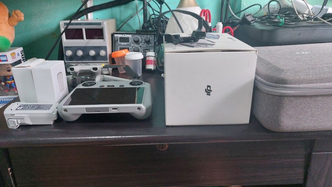 DJI Mini 3 Drone with DJI RC and Accessories (Category: Drones) located in Manila. Submitted by adj0623 (Listing ID 1464775602, Image 3). Description: - Model: DJI Mini 3 drone setup - Controller: DJI RC with built-in screen - Batteries: 1 Original and 2 oem battery plus - Accessories: Grey carrying case that fits everything neatly - Packaging: Original retail box included - Condition: Well-maintained and complete ready-to-fly kit Meet up only, F