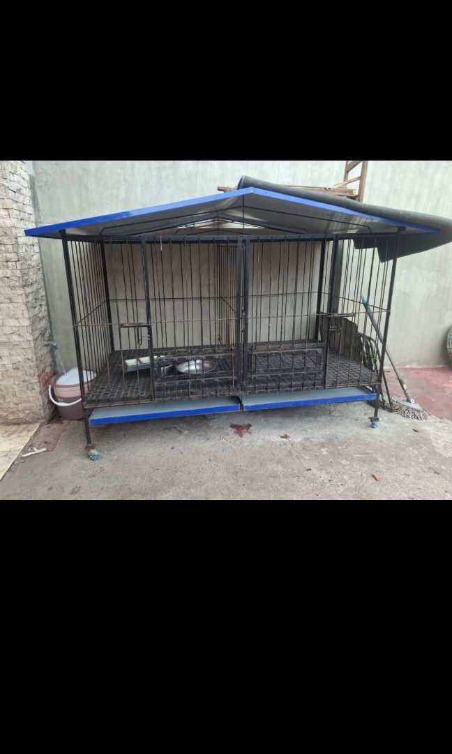 DOG CAGE (Category: Homes & Other Pet Accessories) located in Las Pinas. Submitted by lavinia.ph (Listing ID 1464885237, Image 2). Description: DOG CAGE PLASTIC - 2,500 METAL - 7,500 PICK UP ONLY AT DOÑA MANUELA 1 SUBD. PAMPLONA TRES, LAS PIÑAS.