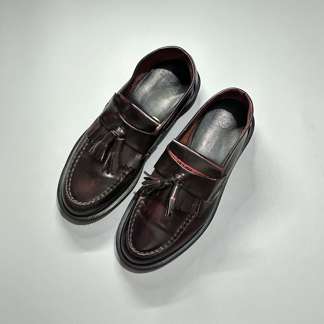 DR. MARTENS Adrian Loafers “Cherry red” (Category: Dress Shoes) located in Baguio. Submitted by macshop_items (Listing ID 1464895526, Image 3). Description: DR. MARTENS Adrian Loafers “Cherry red” - Size 7us(25cm) - Excellent condition ₱ 2,880 + sf .