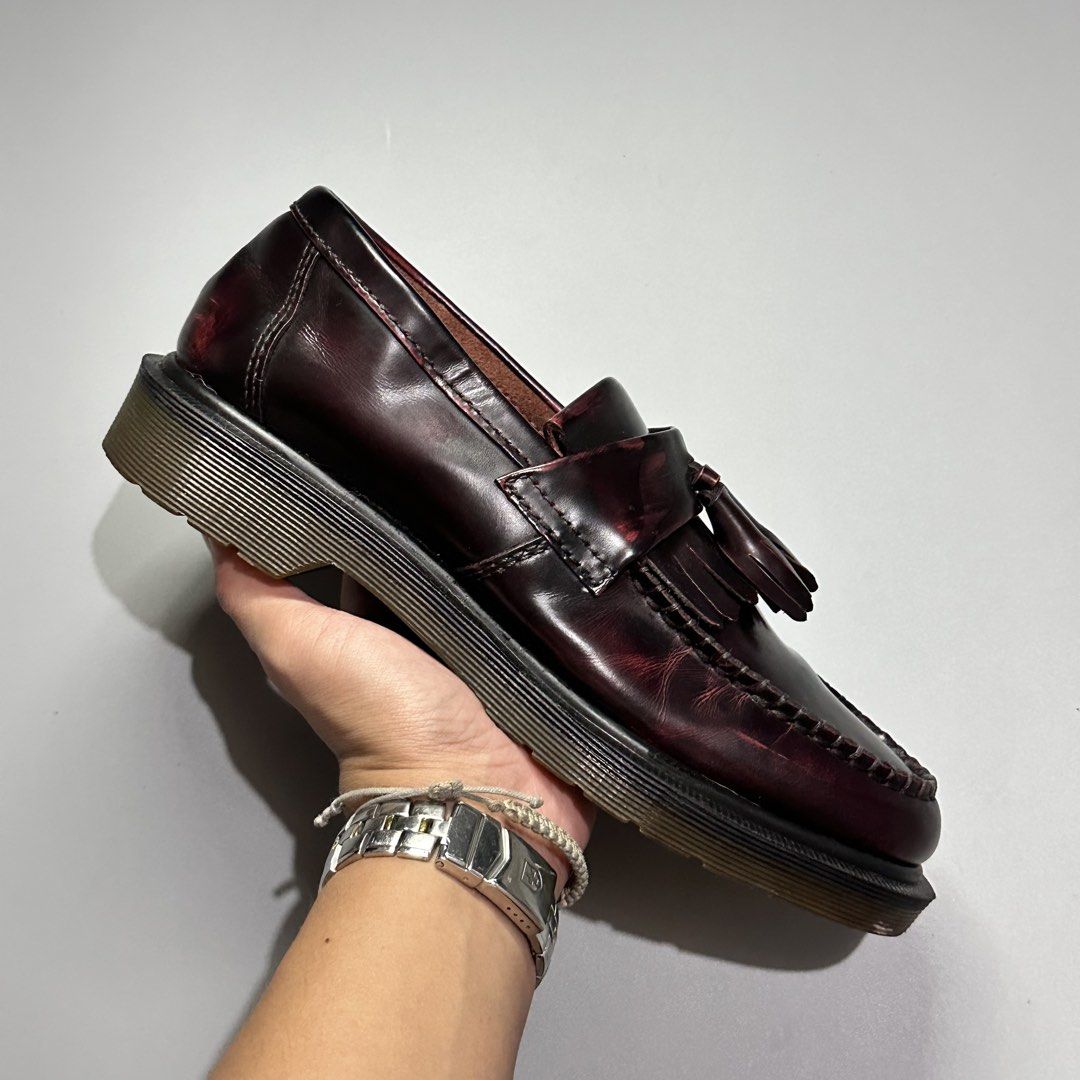 DR. MARTENS Adrian Loafers “Cherry red” (Category: Dress Shoes) located in Baguio. Submitted by macshop_items (Listing ID 1464895526, Image 2). Description: DR. MARTENS Adrian Loafers “Cherry red” - Size 7us(25cm) - Excellent condition ₱ 2,880 + sf .