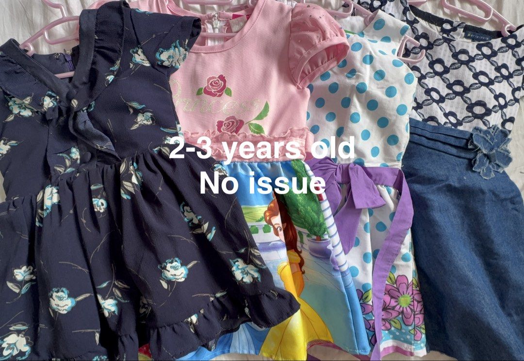 Dress 2 to 5 years old (Category: Babies & Kids Fashion) located in Malabon City. Submitted by fourmily (Listing ID 1464853204, Image 1). Description: - Bundle of dresses and tops for little girls - Sizes: 2 to 5 years old - Brands: Calvin Klein, Old Navy, Gap, and Cat & Jack My daughter's preloved Dress starts at 59 Pm for actual video Shipping via Lalamove, J&T or Gogoexpress.