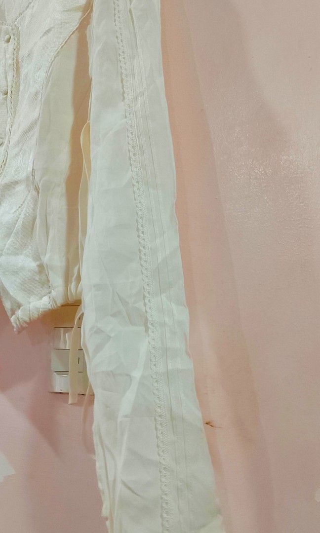 Embroidered Romantic Blouse by Miu Maje (Category: Blouses) located in Cabanatuan. Submitted by miss.maia (Listing ID 1464922837, Image 3). Description: Embroidered Romantic Blouse by Miu Maje.