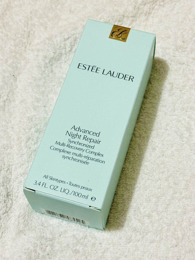 Estée Lauder Advanced Night Repair 100ml (Category: Face Care) located in Cabanatuan. Submitted by floy_francisco (Listing ID 1464896500, Image 2). Description: - Authentic Estée Lauder Advanced Night Repair Synchronized Multi-Recovery Complex - Large 3.4 oz / 100ml bottle with convenient dropper applicator - 100% brand new, unopened, and in its original box - Dermatologist-tested formula, perfect for all skin types - Vanity overstock clear-out, 