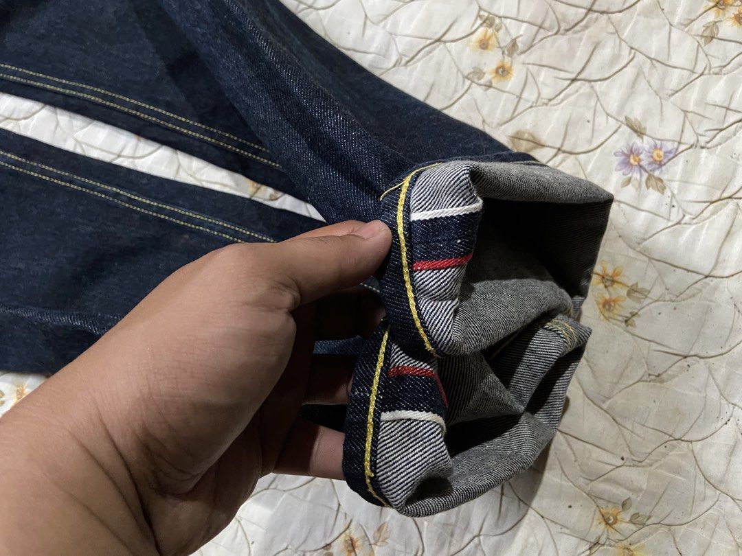 EVISU DAICOCK ONI MASK DESIGN/ SALVAGE (Category: Jeans) located in Salug. Submitted by bagdoi_finds (Listing ID 1464901238, Image 3). Description: w:34 l:34.