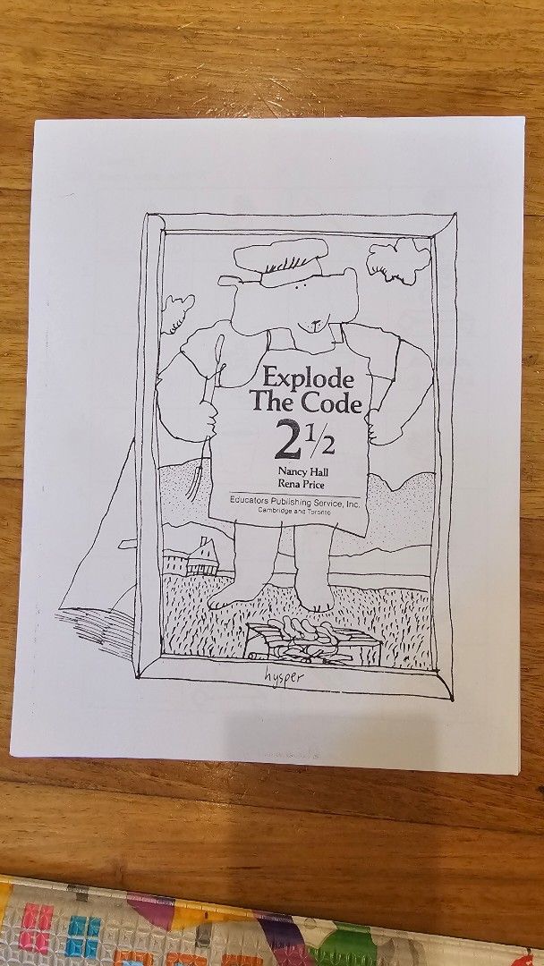 Explode The Code 2 1/2 Phonics Workbook (xeroxed) (Category: Children's Books) located in Quezon. Submitted by cgmhe (Listing ID 1464968787, Image 1). Description: - Title: Explode The Code 2 1/2 - Authors: Nancy Hall and Rena Price - Publisher: Educators Publishing Service - Type: Phonics workbook for early readers - Condition: Clean pages with black and white illustrations - Activities: Reading exercises, picture matching, sentence sorting, and