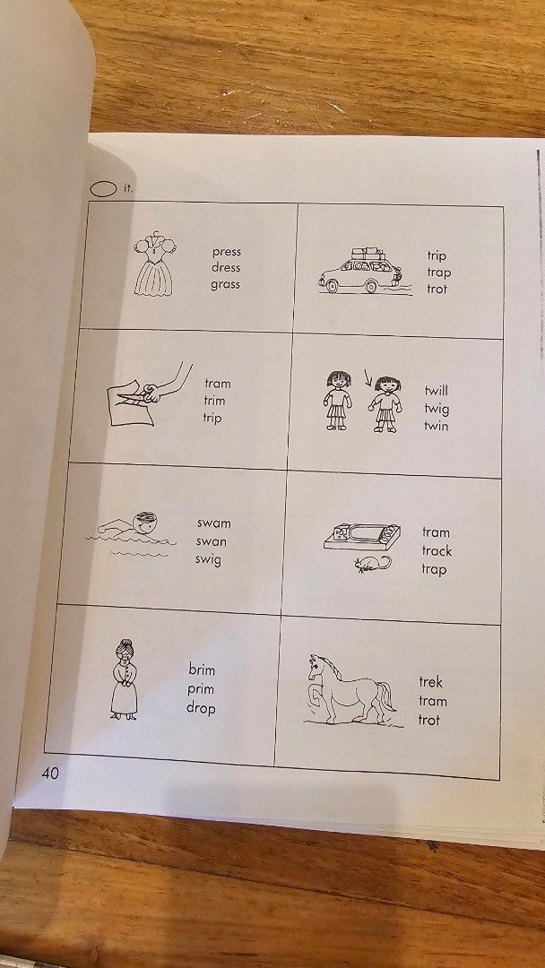 Explode The Code 2 1/2 Phonics Workbook (xeroxed) (Category: Children's Books) located in Quezon. Submitted by cgmhe (Listing ID 1464968787, Image 3). Description: - Title: Explode The Code 2 1/2 - Authors: Nancy Hall and Rena Price - Publisher: Educators Publishing Service - Type: Phonics workbook for early readers - Condition: Clean pages with black and white illustrations - Activities: Reading exercises, picture matching, sentence sorting, and