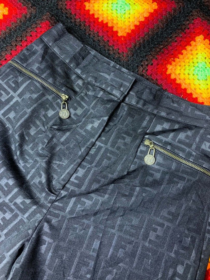 FENDI MONOGRAM SHORT (Category: Shorts) located in Polomolok. Submitted by thriftnibords (Listing ID 1464911127, Image 3). Description: FENDI MONOGRAM SHORT ▪️EXCELLENT CONDITION ▪️WAIST 27 ▪️LENGTH 22 ▪️HEM 9 ▪️NO ISSUE ▪️COLOR RATE 9.8/10.