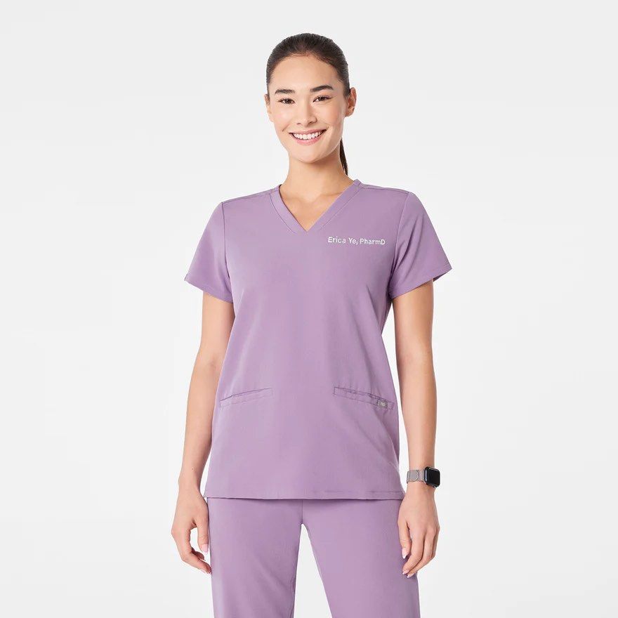 FIGS Casma Scrub Top in Purple Haze (Category: Others Tops) located in Quezon City. Submitted by yssaygg (Listing ID 1464893527, Image 1). Description: FIGS Casma Scrub top in Purple Haze Size Small Only used once, bought in Sept 2026 No flaws PM if interested.