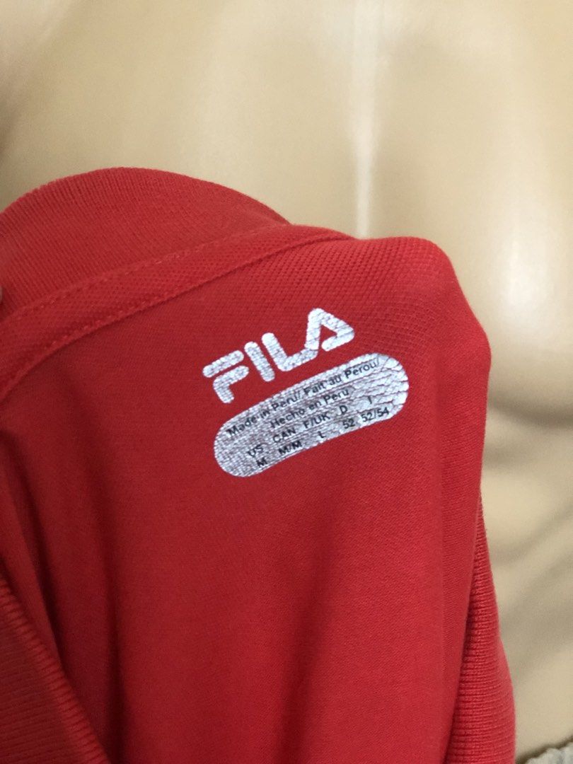 Fila Men’s Golf Polo (Category: Activewear) located in San Rafael. Submitted by thetrendstreetbyav (Listing ID 1464772749, Image 2). Description: Fila Men’s Golf Polo Medium Excellent Condition 570 + sf Location: San Rafael Bulacan Shipping via J&T Express .
