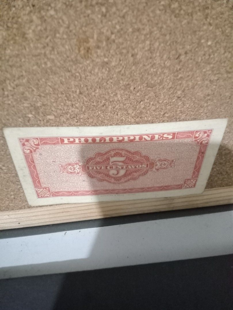 five centavo (Category: Currency) located in Makati City. Submitted by pardsroman (Listing ID 1464786999, Image 2). Description: .
