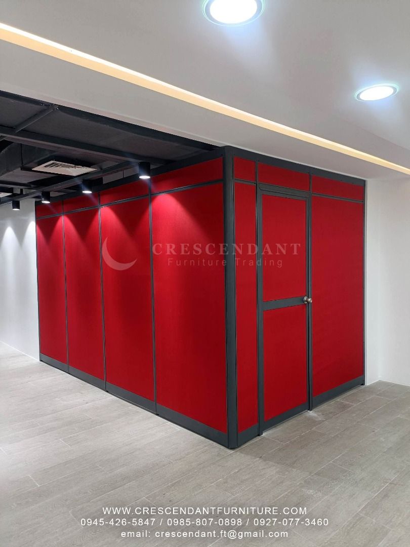 Floor to Ceiling Office Divider (Category: Office Furniture & Fixtures) located in Pasig City. Submitted by abicft (Listing ID 1464820962, Image 1). Description: (THE PRICE IS FOR POSTING PURPOSES ONLY) CUSTOMIZE OFFICE PARTITION Custom-color, measurement 📌FREE QUOTATION! 📌FREE SITE VISIT & FREE ESTIMATE within Metro Manila 📌FREE 2D AND 3D LAYOUT or you can send us your measurement/layout. 📍Other products: ✅Office Partition ✅Steel Cabinet ✅Of