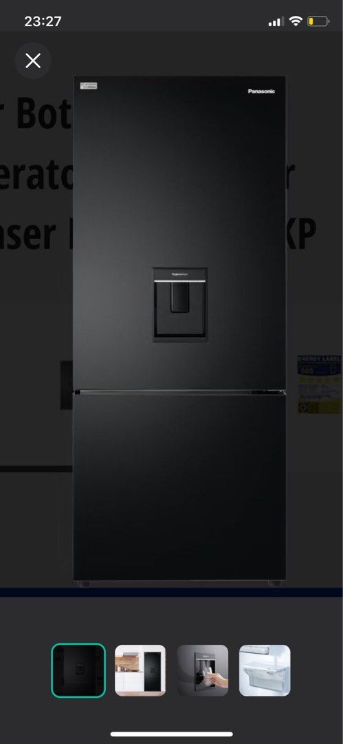 FOR SALE PANASONIC REF (Category: Refrigerators and Freezers) located in Caloocan City. Submitted by arv14 (Listing ID 1464890426, Image 1). Description: FOR SALE Panasonic bottom freezer ref Nr-bx421gpkp No frost inverter 30,000 For inquiry please pm po thank you admin.